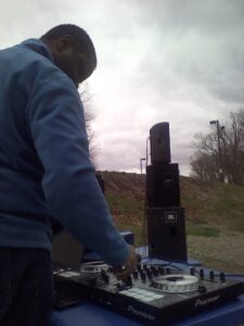 Darnell playing some tunes 